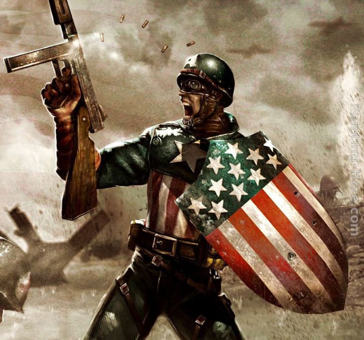 retro captain america